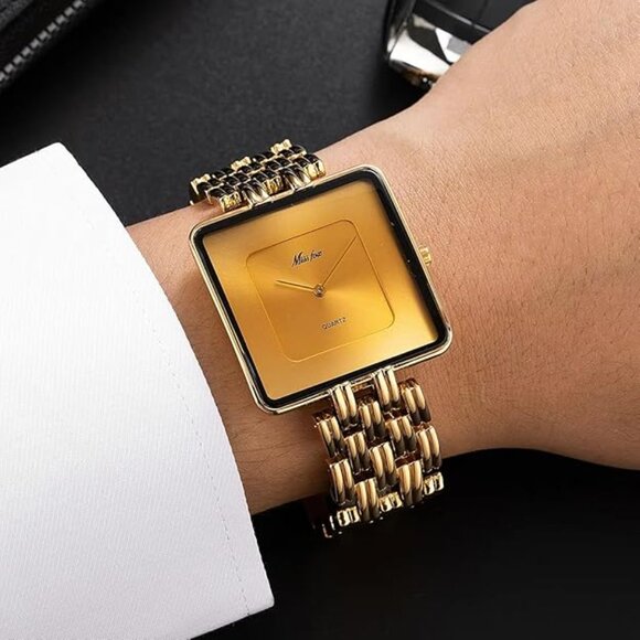 NEW! Elegant Dress Stainless Steel Waterproof Casual Fashion Ladies Wristwatch main image 4